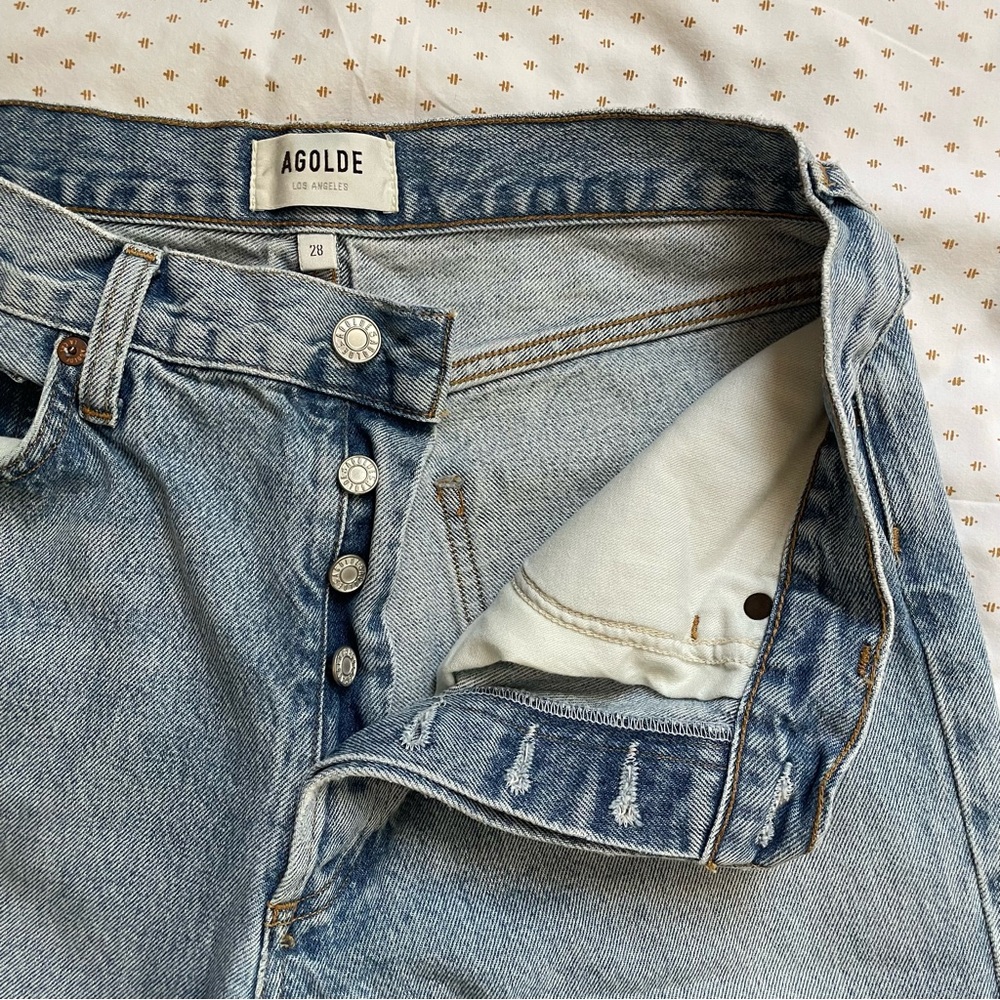 AGOLDE Relaxed Mid Rise Boot Cut Jean Size 28 - Picture 6 of 10